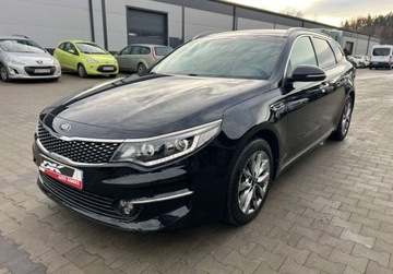 Kia Optima II Kombi 1.7 VGT CRDi 141KM 2017 Kia Optima 1.7 CRDI 141 KM Nawigacja LED Kamera Klimatyzacja 1.7 Diesel