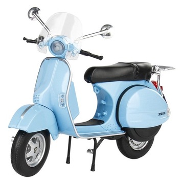 1/10 motocykl rekreacyjny uroczy model odlewu na prezent urodzinowy KTV niebieski