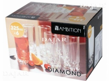 64683 СТАКАНЫ AMBITION DIAMOND 6 ШТ.