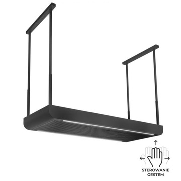 Okap wyspowy Nortberg Arne Black Matt 160 cm