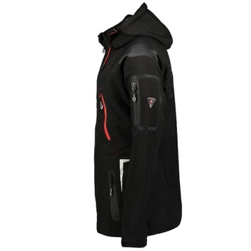 Kurtka Softshell Geographical Norway Techno WU6068-GN-BLACK CIEPŁA W GÓRY