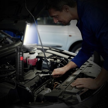 ЛАМПА ДЛЯ МАСТЕРСКОЙ МОЩНЫЙ СВЕТОДИОДНЫЙ ФОНАРЬ 150ЛМ + МАГНИТ