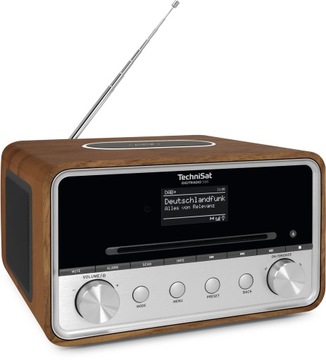 Интернет-радио Wi-Fi DAB FM CD-плеер USB Bluetooth Spotify Technisat