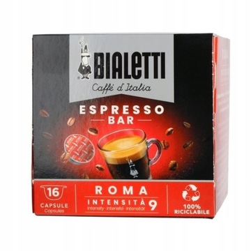 Kawa w kapsułkach Espresso Bar BIALETTI Roma - 16 kapsułek