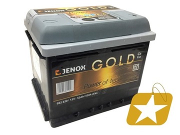 JENOX GOLD 52AH 520A P+
