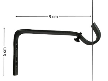 ОДИНАРНЫЙ МЕТАЛЛИЧЕСКИЙ КАРДИН ЧЕРНЫЙ СОВРЕМЕННЫЙ 320 см