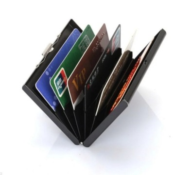 ДЕРЖАТЕЛИ КАРТ Металлический КОШЕЛЕК ДЛЯ КАРТочек с RFID-БЛОКОМ ДЕРЖАТЕЛЬ КАРТОЧКИ