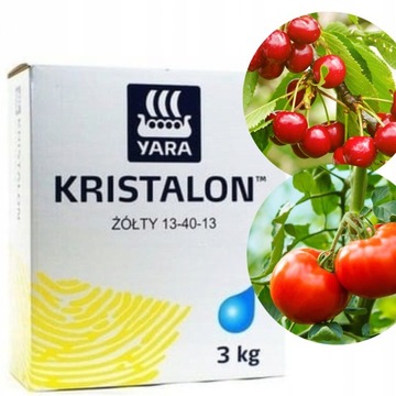 Nawóz yara Kristalon żółty NPK 13-40-13 3kg STYMULUJE ROZWÓJ KORZENI