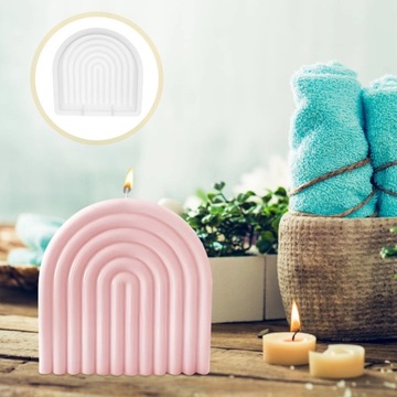 Силиконовая форма для Аромасвечи своими руками, моделирующая дугу