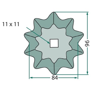 Нож для кормушки SEKO KUHN TATOMA LUCLAR 70-207