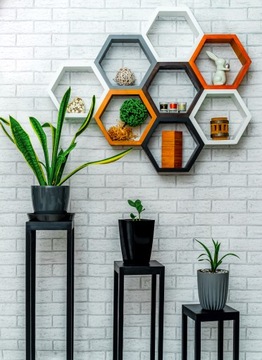 ПОЛКА СОТОВАЯ ШЕСТИГРАННАЯ СОСНА 18 ЦВЕТОВ