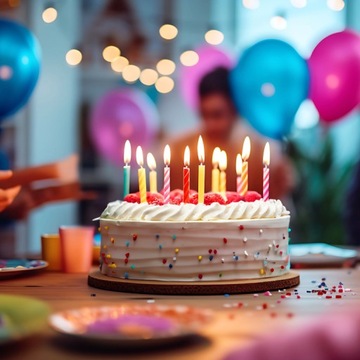 СВЕЧИ НА РОЖДЕНИЕ ТОРТ РАЗНОЦВЕТНАЯ СВЕЧА НОМЕР 8