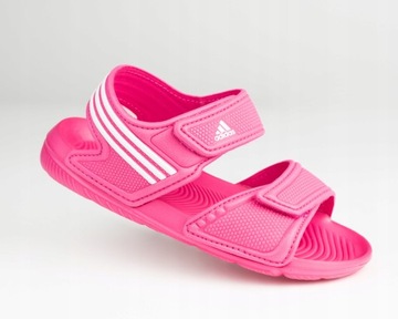 Sandały dziecięce ADIDAS AKWAH 9 K AF3871 róż basenowe 33