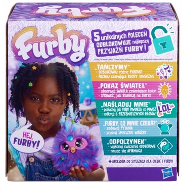 INTERAKTYWNA MASKOTKA ZABAWKA DLA DZIECI PLUSZAK FURBY 2.0 DUŻY ZESTAW