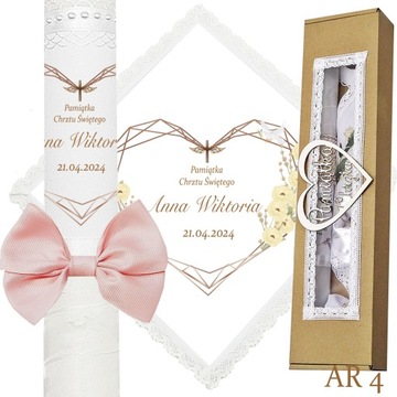 КРЕЩЕННАЯ СВЕЧА КОРОБКА ДЛЯ ОДЕЖДЫ ДЛЯ КРЕЩЕНИЯ