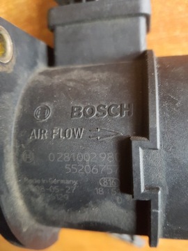 BOSCH 0 281 002 980 VÁHA VZDUCHU HMOTA