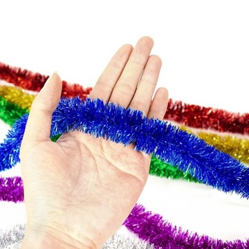 РОЖДЕСТВЕНСКАЯ ГИРЛЯНДА УКРАШЕНИЕ РОЖДЕСТВЕНСКОЙ ЕЛКИ УКРАШЕНИЕ ТОЛЩАЯ ЦЕПЬ 1,8 м