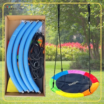 ДЕТСКИЕ КАЧЕЛИ, ГНЕЗДО АИСТА, БОЛЬШИЕ, XXL, 300КГ, ДОНДОЛИО, ПРОЧНЫЕ