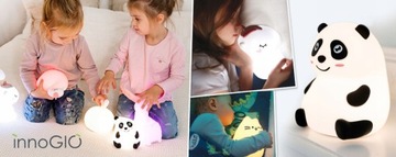 Силиконовый ночник 7 цветов LED сенсорный InnoGIO GIO Kitty Mini