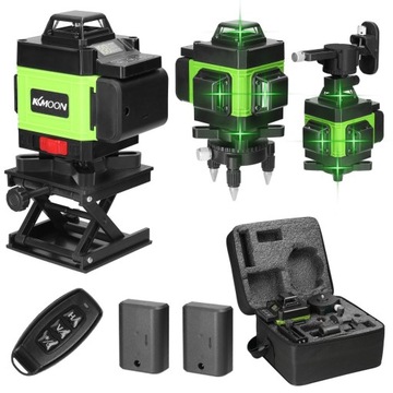 Regulowany poziom lasera KKmoon 4D 16 liniowy