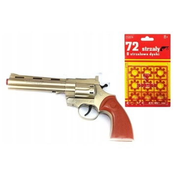 PISTOLET REWOLWER NA KAPISZONY HUKOWY PISTOLET NA SPŁONKĘ