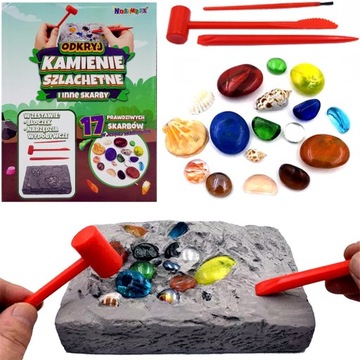 KOPALNIA KRYSZTAŁÓW DIAMENTÓW 17 KAMIENIE ZESTAW