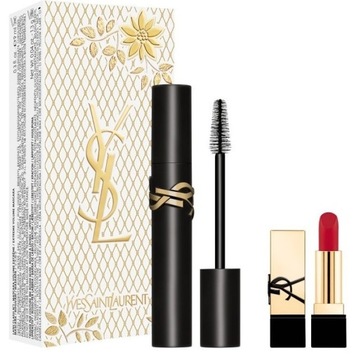 YSL YVES SAINT LAURENT ZESTAW PREZENTOWY MASCARA LASH CLASH 9ML + POMADKA