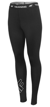 LEGGINSY damskie 4F SPODNIE fitness SPDF001 XS