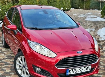 Ford Fiesta VII Hatchback 3d Facelifting 1.5 TDCi 95KM 2016 Ford Fiesta 1.5 Diesel, Titanium, Niski Udokumentowany przebieg, Faktura