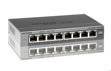 Switch Netgear GS108E-300PES 8 x 10/100/1000Mbps