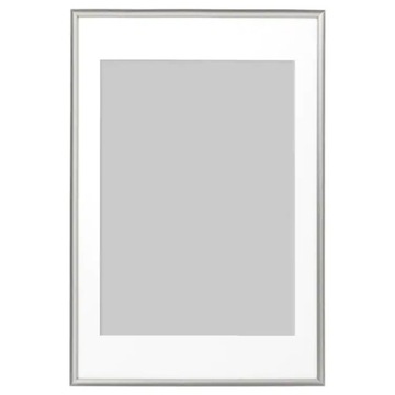 IKEA SILVERHOJDEN RAMKA SREBRNA 61x91 CM