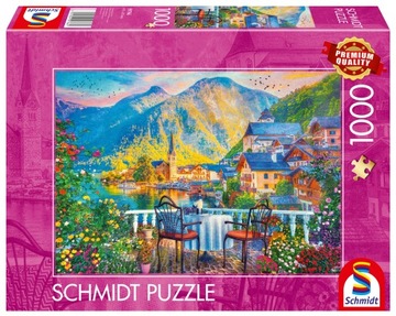 Schmidt PQ Puzzle 1000 Malownicze Hallstatt Austria