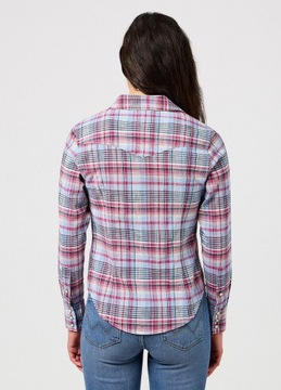 Wrangler Western Shirt - Violet Quartz Check