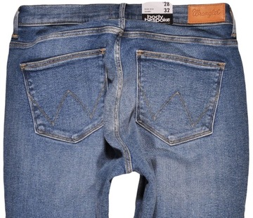 WRANGLER spodnie BLUE jeans HIGH RISE SKINNY _ W29 L30