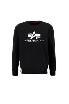 Základný sveter Alpha Industries čierny M