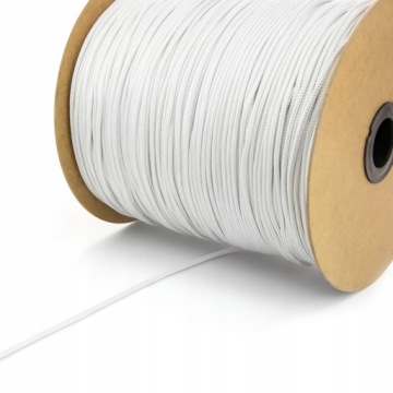 POLYPROPYLENE ROPE 3mm Braided Sailing Rope Universal White Smooth 10m