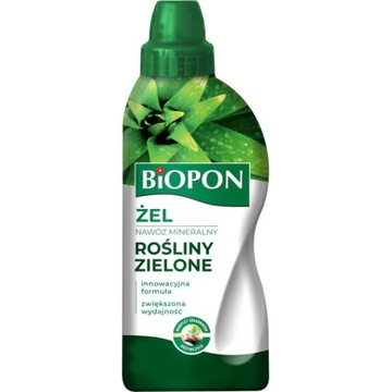 BIOPON ŻEL NAWÓZ MINERALNY DO ROŚLIN ZIELONYCH 1L