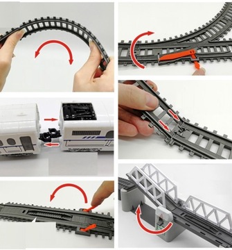 ЭЛЕКТРОПОЕЗД ПОЕЗД ЛОКОМОТИВ БОЛЬШИЕ ПУТЕВЫЕ ЗДАНИЯ ЗНАКИ МОСТ 9м