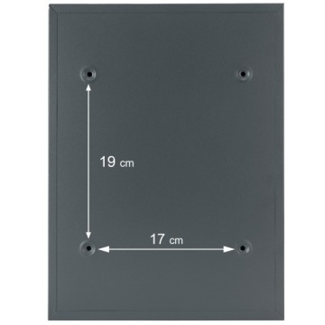 SKRZYNKA NA LISTY POCZTĘ LIST POCZTOWA LISTOWA DO DOMU GAZETY A4 ANTRACYT