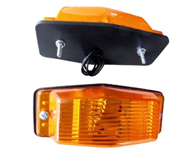 DOUBLE BURNER Lampa na maskę TIR OLDSCHOOL+żar 24V