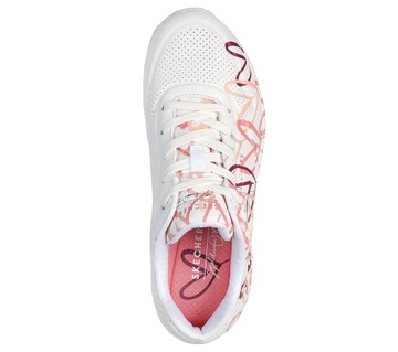 Buty damskie Skechers Uno Spread AIR Love MODNE SNEAKERSY 155507-WCRL