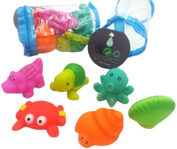 МЯГКАЯ РЕЗИНОВАЯ ИГРУШКА-РЫБКА ДЛЯ ВАННЫ