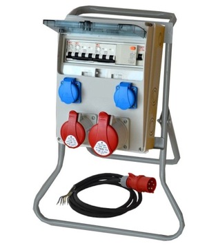 Rozdzielnia budowlana elektryczna C1632WR + stojak