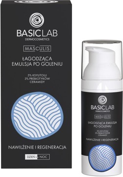 BasicLab Emulsja po Goleniu, Nawilża i Regeneruje Podrażnienia 50 ml