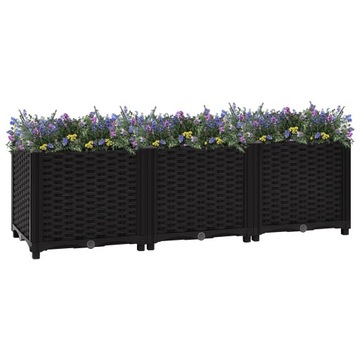 vidaXL Donica do podniesionej rabaty, 120x40x38 cm, polipropylen