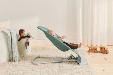 СТУЛ BABYBJORN BALANCE SOFT 2IN1 СТУЛ ТКАНЫЙ/ДЖЕРСИ ЗЕЛЕНЫЙ/СЕРЫЙ