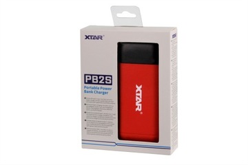Ładowarka XTAR PB2S red Li-ION PowerBank 18650
