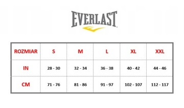 EVERLAST Bokserki bawełniane męskie czarne pakiet 4szt rozmiar XL