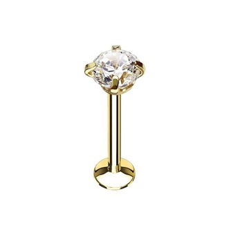 LABRET KOLCZYK ZłOTY CRYSTAL 1,2/6/5