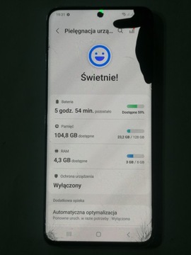 Samsung S20 G980F 8GB/128GB płyta główna 100% OK